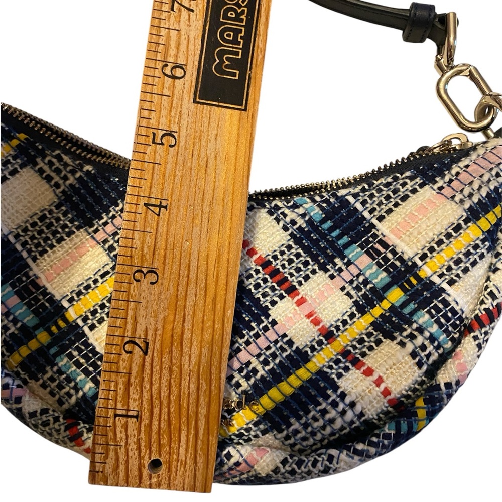 Sold!!!!Kate Spade Smile Plaid Tweed Small Crossbody - Picture 14 of 15